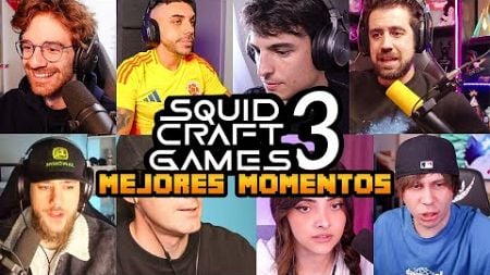 TODOS LOS MEJORES MOMENTOS EN SQUID CRAFT GAMES 3