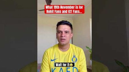 Every Sports Lover on 19th November 😭 #ronaldo #indiancricketteam #rohitsharma