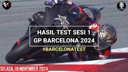 Hasil Tes Motogp Hari ini ~ Hasil Test Gp Barcelona 2024 ~ Line up Rider Motogp 2025