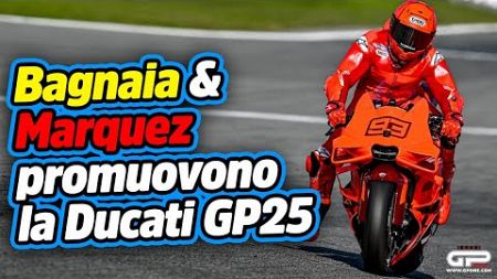 TGPOne Test Barcellona: Bagnaia &amp; Marquez promuovono la Ducati GP25