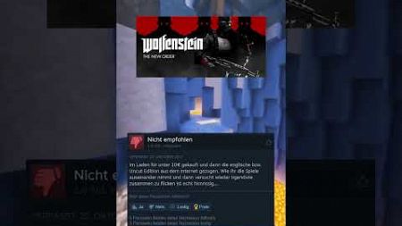 Wolfenstein: The New Order Steam Bewertungen 😭😂 #wolfenstein #wolfensteintheneworder #steam