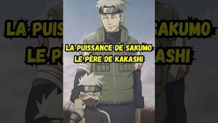 La puissance de Sakumo le père de Kakashi dans Naruto #naruto #anime #manga #narutoshippuden #boruto