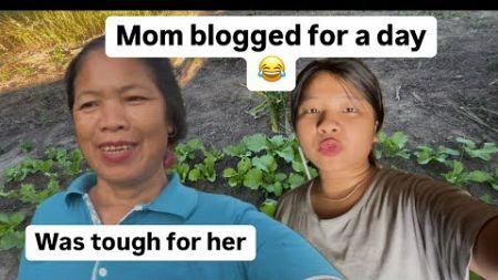 @josephhere9228 challenged my mom to blog for a day and she accepted 😂 mom’s vlog #youtube