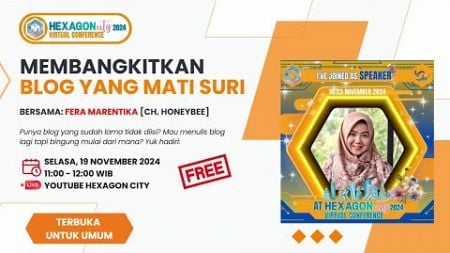 Membangkitkan Blog Yang Mati Suri