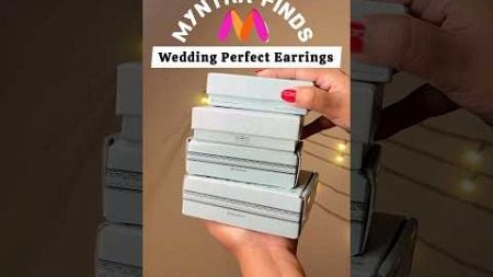 Beautiful earrings for wedding | big heavy Jhumka |haul #myntrahaul #myntrafinds #shorts