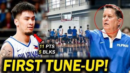 KAI SOTTO Pakitang Gilas sa Unang Tune-up Game ng Gilas! Mamaw sa Depensa! Babawi si Justin Brownlee