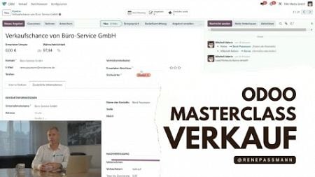 Vertrieb (Sales) Masterclass - Odoo Tutorial Verkauf in Deutsch