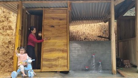 Build a simple and beautiful bathroom from wood - Harvest sugarcane for sale