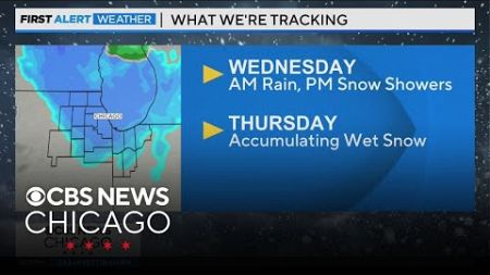 Accumulating wet snow coming to Chicago area Thursday