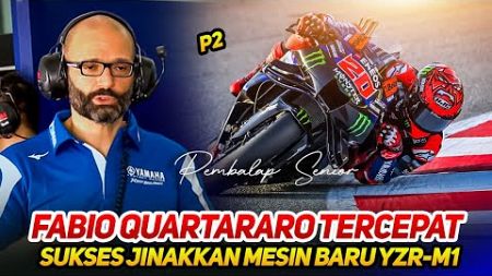 HASIL TES BARCELONA🔥FABIO QUARTARARO TERCEPAT JINAKKAN YZR-M1 BARU~FINISH P2~MAX BARTOLINI BANGGA