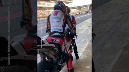 Somkiat Chantra&#39;s First Dance on a Honda RC213V | #barcelonatest #motogp #somkiatchantra #thailand