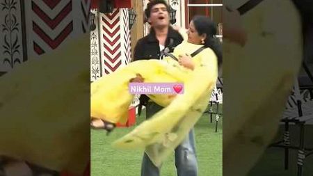 Nikhil Mom dance❤️ #shorts #bb8 #viralvideo #entertainment #telugu #bigboss #trending #nikhil #love