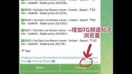 购买TG频道帖子浏览量 TG频道帖子浏览量服务 #Fansgurus平台 #社交媒体刷粉刷赞自助下单平台