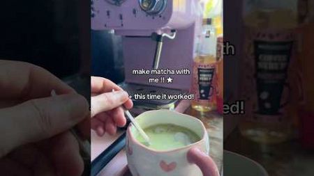 should i make this a series? #matcha #barista #productivity #morningroutine #asmr #drink #cozy