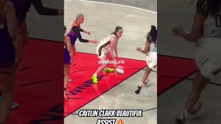 Caitlin Clark with the beautiful assist 🔥#caitlinclark #wnba #basketball