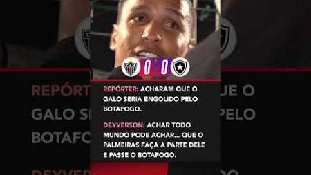 Deyverson PROVOCOU o Botafogo após a confusão no Independência! #shorts