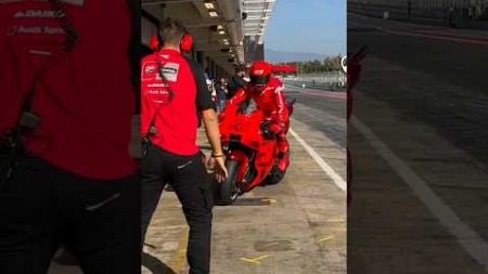 Marc Marquez Full Red When Testing the Ducati GP25 #marcmarquez #motogp #ducaticorse