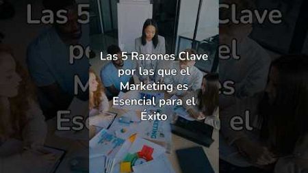 Las 5 razones clave por las que el Marketing es esencial para el éxito. #marketing #estratégias