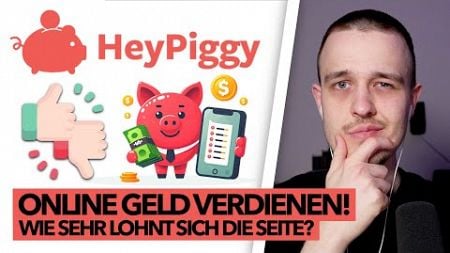 Ich habe HeyPiggy getestet und so viel verdient! | Online Geld verdienen