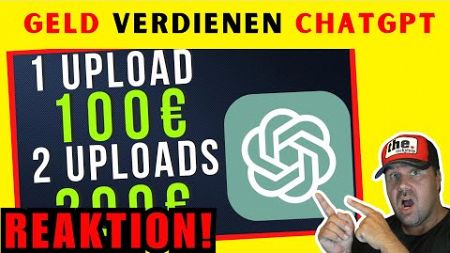 Online Geld verdienen mit ChatGPT und diesem GEHEIMEN Trick | Michael reagiert