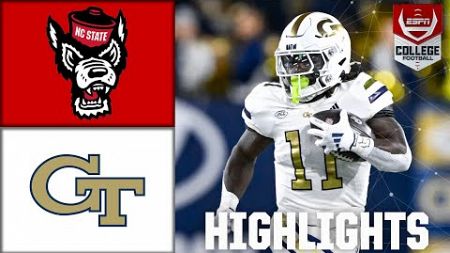 NC State Wolfpack vs. Georgia Tech Yellow Jackets | Full Game Highlights | ESPN College Football