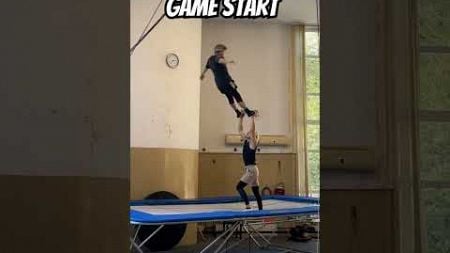 Insane Trampoline training #circus #trampoline #fitness #calisthenics #funny #shorts