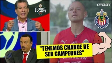 Chicharito dice que CHIVAS llega al clásico vs ATLAS FUERTE y quiere ser CAMPEÓN | Futbol Picante