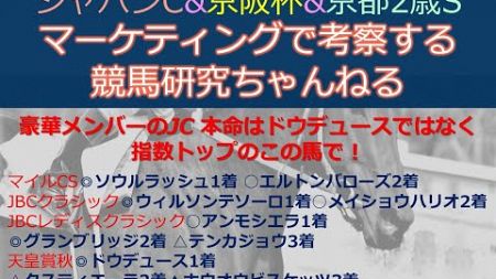 マーケティングで斬る！「2024 ジャパンC&amp;京阪杯&amp;京都2歳S」レース予想