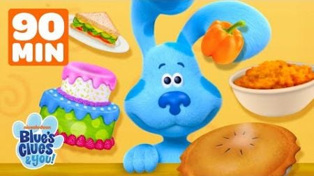 90 Minutes of DELICIOUS Food w/ Blue! 🎂🥧 | Blue&#39;s Clues &amp; You!