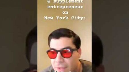 Marine &amp; supplement entrepreneur on New York City