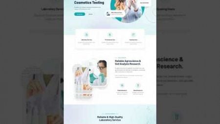 Health and Medical website design Inspiration #health #webdesign #wordpress #shorts