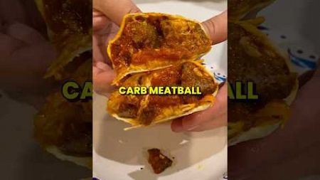 Low Carb Adult Meatball Hot Pockets #food #lowcarb #shorts