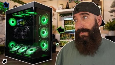 HAVN dropped the HS420 PC case and it&#39;s AWESOME! ( Crazy Cable Management Build! )