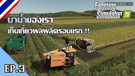 Farming Simulator 25 | นาน้ำของเรา EP.3 เก็บเกี่ยวผลผลิต