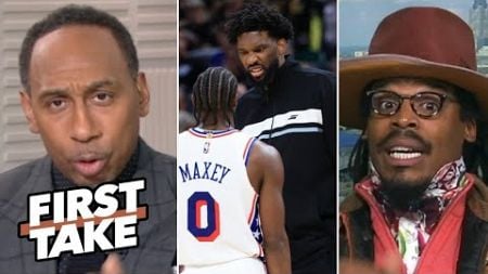 FIRST TAKE | 76ers locker-room is breaking after leaked conversation involving Embiid, PG &amp; Maxey