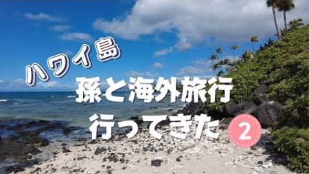 【孫と旅行】後編/ハワイ島/コンドミニアムで自炊/シニアvlog