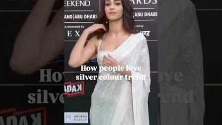 Silver silver so in trend #bollywood #outfit #love #ytshots #trendingonshorts #trendingoutfits