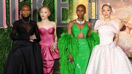 &#39;Wicked&#39; Fashions! Ariana Grande and Cynthia Erivo&#39;s Premiere Looks