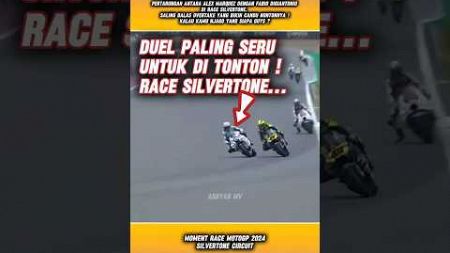 🔵 DUEL PALING SERU DI SILVERTONE 2024 - RACE MOTOGP #shortvideo #viralshort #race