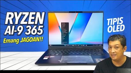 SOLUSI LAPTOP GAMING tapii TIPIS | Ft RYZEN AI 9 365 ~ IGPU 880M ASUS Vivobook S14