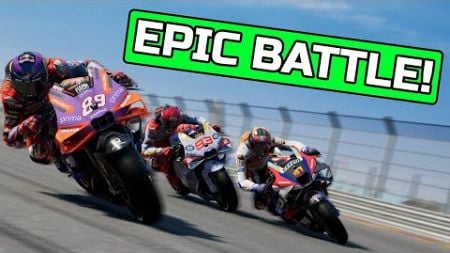 EPIC BATTLE WITH 3 CHAMPIONS! - MotoGP 24