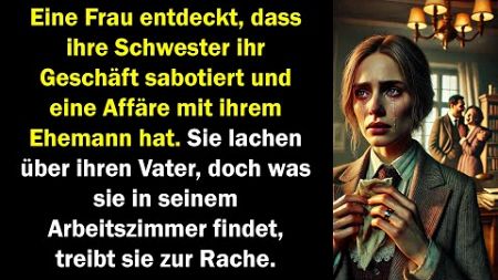 Frau entdeckt Verrat: Schwester sabotiert Geschäft, Affäre mit Ehemann, Fund im Arbeitszimmer...