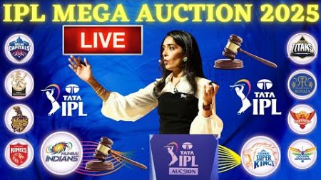 🔴TATA IPL Player Auction Live Streaming | IPL 2025 Mega Auction Live | IPL Player Auction Live #ipl