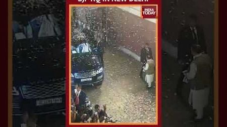 PM Modi Arrives At BJP HQ In New Delhi To Celebrate Polls Result #shorts #pmmodi #maharashtrapolls