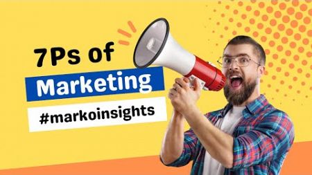 Master the 7 Ps of Marketing for Small Business Success | #markoinsights #nidhidarda #marketing