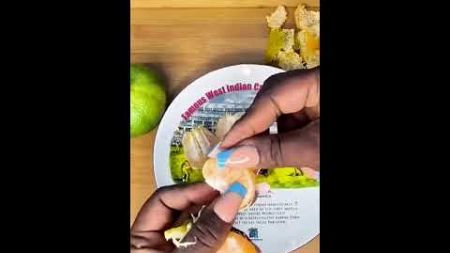 Peeling a exotic fruit #tangerine #ASMR #SEO #satisfying #cutting