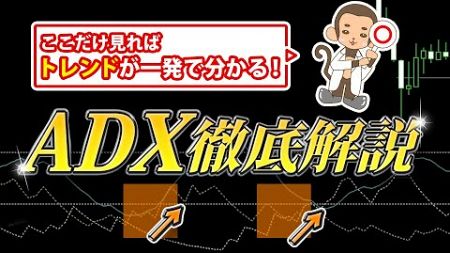 【FX インジケーター】天才が作ったADXでトレンド方向もエントリータイミングも丸見え