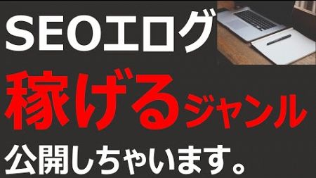 ジャンルに悩んだらまずはじめに見る動画！SEOエログのジャンルの決め方！最終盤！