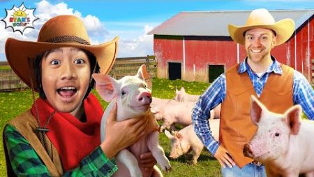 Exploring the Farm: Feeding Pigs, Churning Butter &amp; Animal Friends!