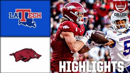 Louisiana Tech Bulldogs vs. Arkansas Razorbacks | Full Game Highlights | ESPN College Football